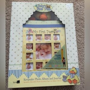 Baby's First Year Photo Album and Journal
